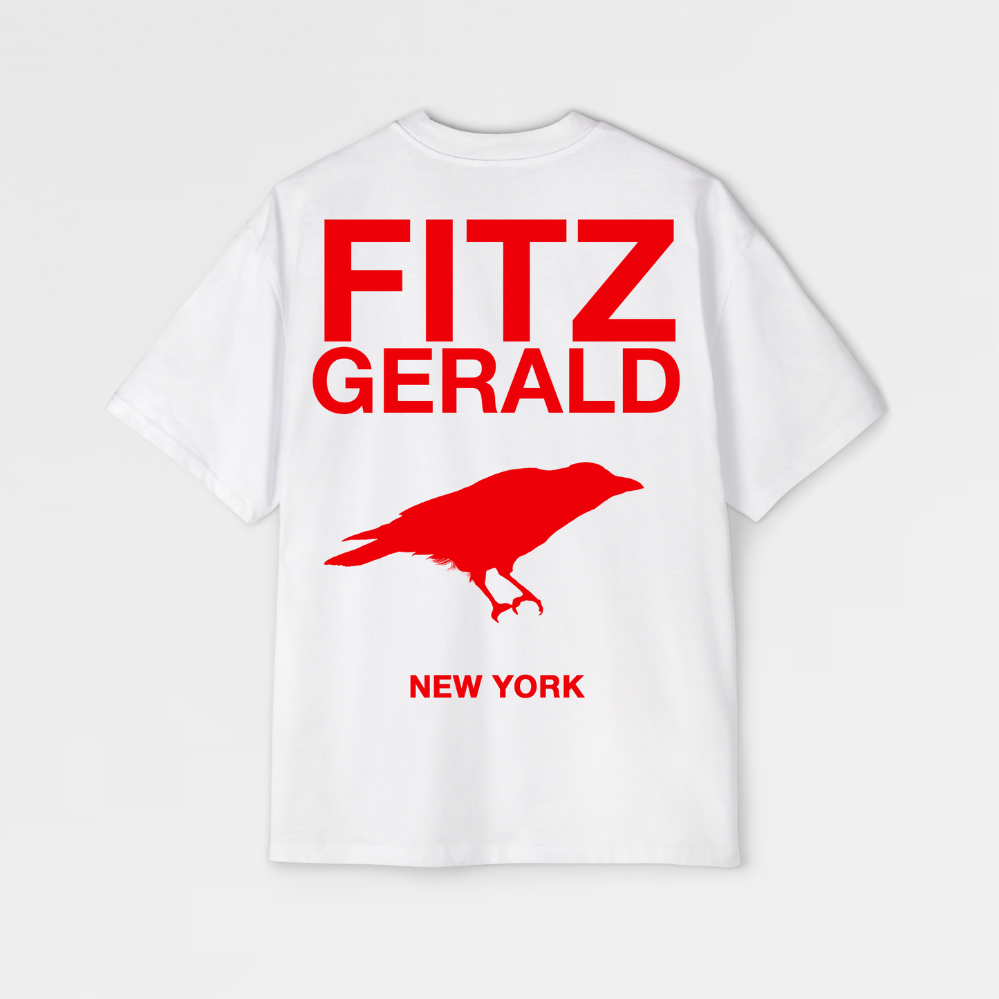 FITZ GERALD New York CROW T-Shirt (White)